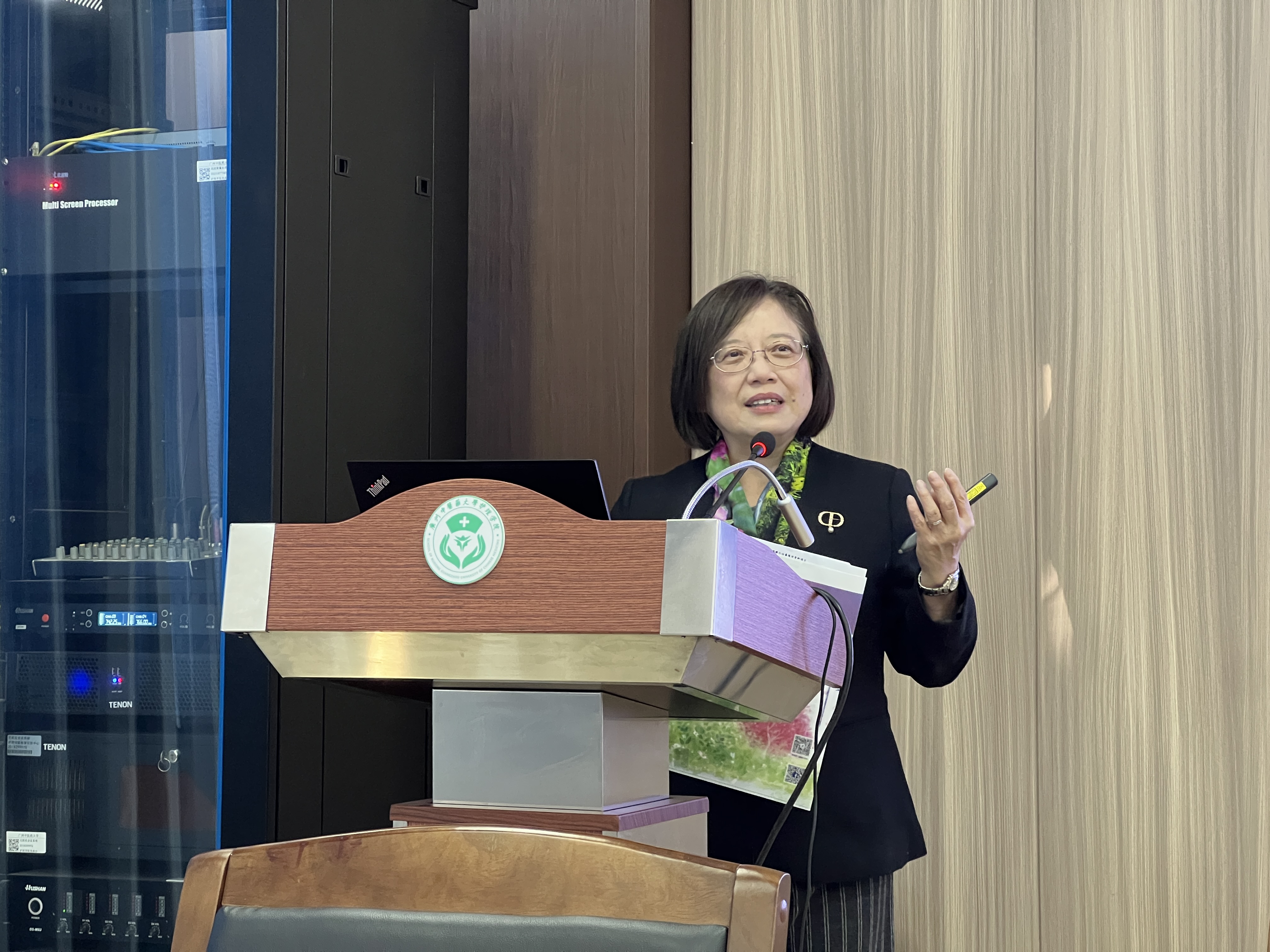 ▲Address by President Van Iat Kio of KWNC